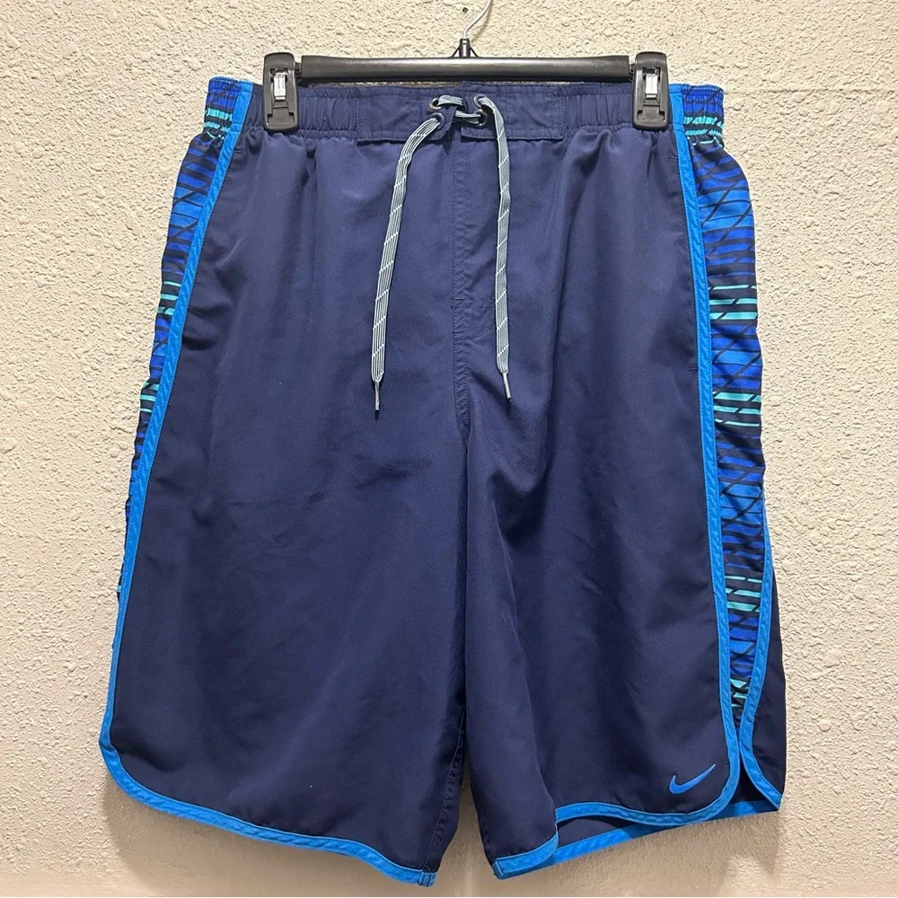 Nike Mens Blue Swim Trunk Medium